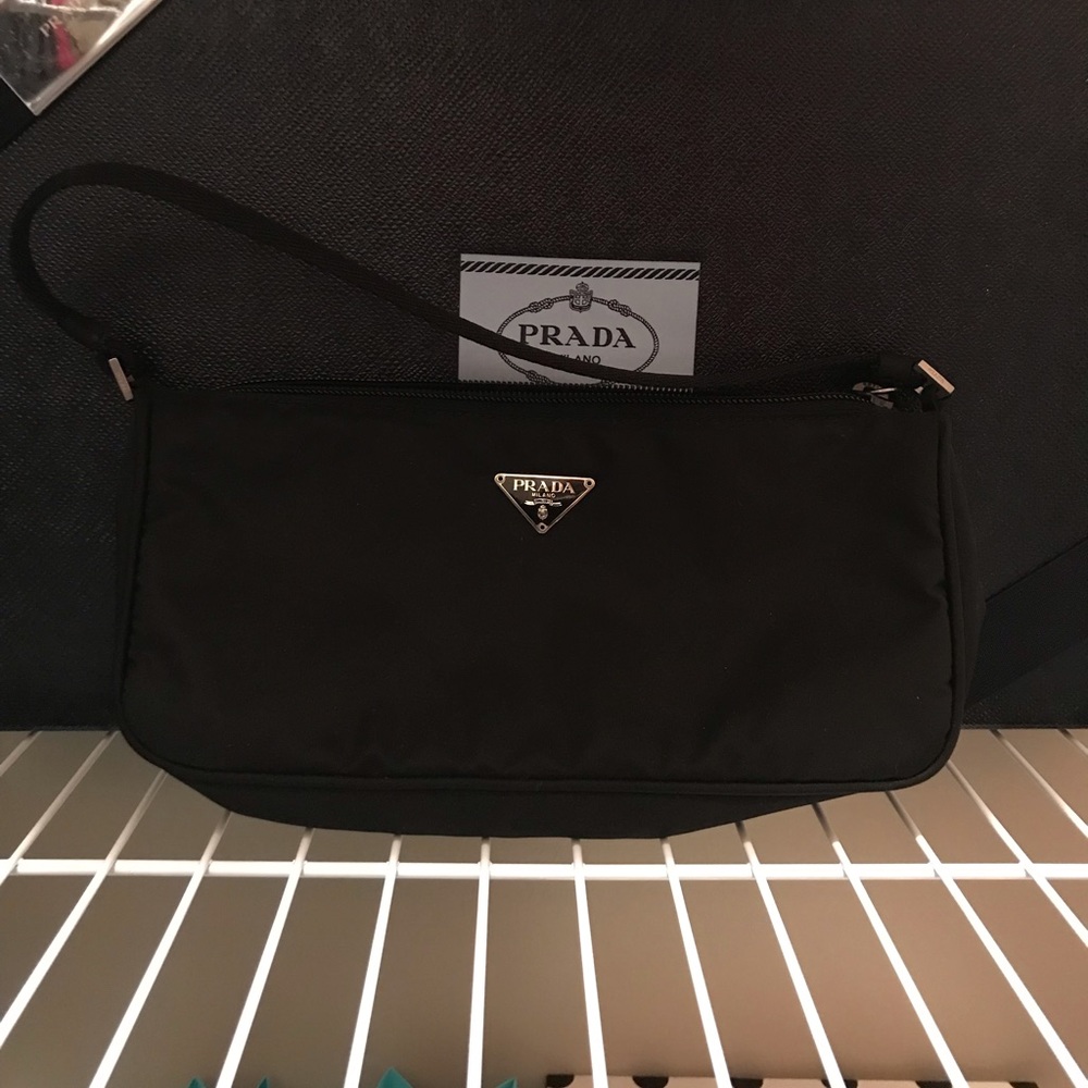 Prada Tessuto Bag In Nero